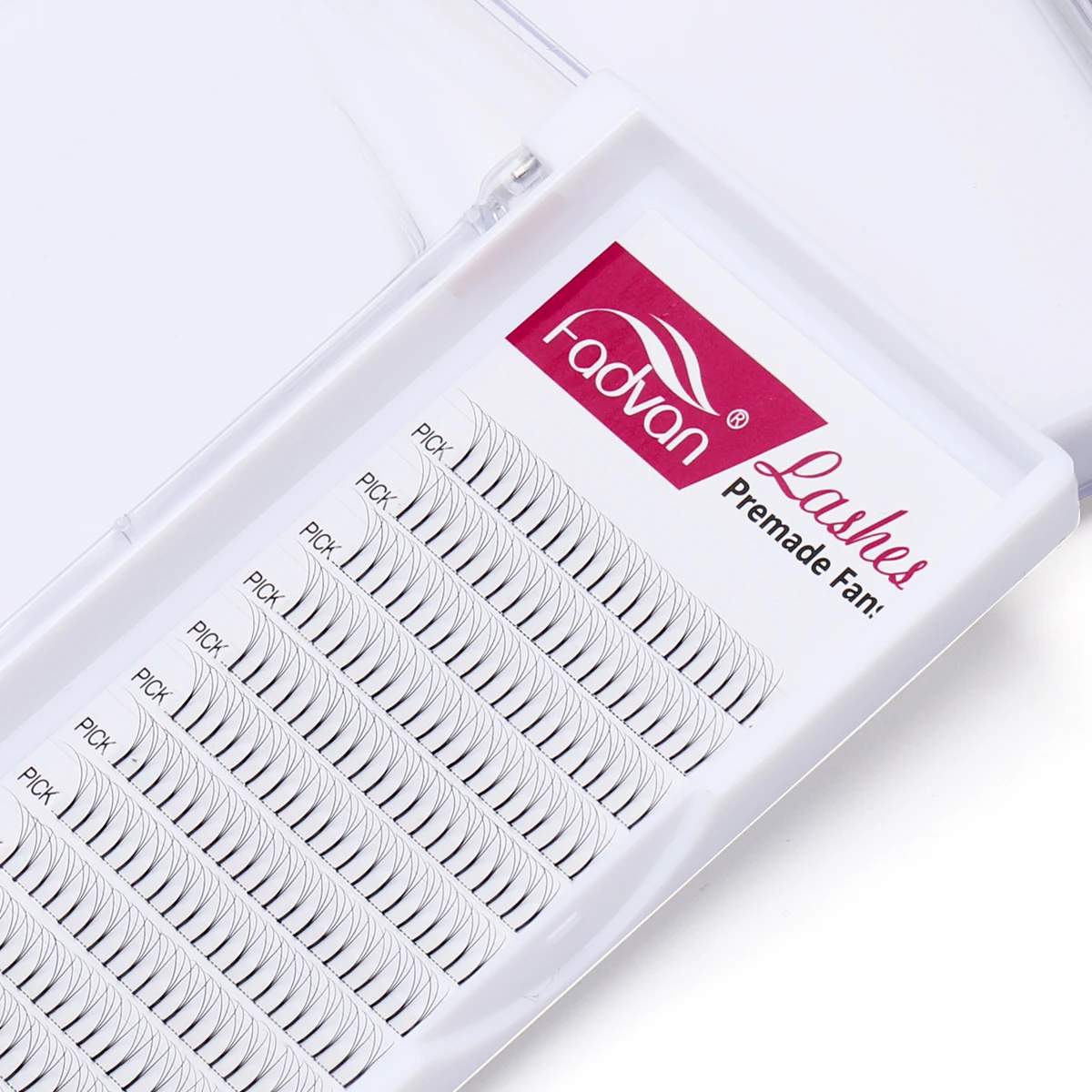 Favvan Clearance предварительно изготовленные ресницы для наращивания объема 3p-0.10-c-9 мм
