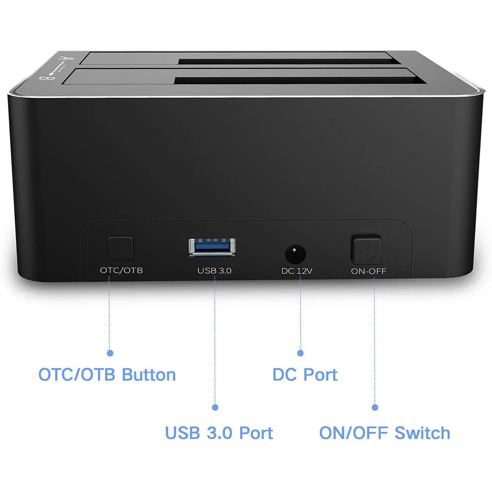 Док-станция для жестких дисков USB 2 5 3 дюйма с кардридером SD/TF | Компьютеры и офис