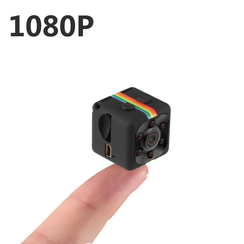 Black-1080P 720 P/1080 P Mini Small DV для езды на автомобиле, запись ночного видения, обнаружение движения, портативная спортивная видеокамера, поддержка TF карты - Цвет: Black-1080P