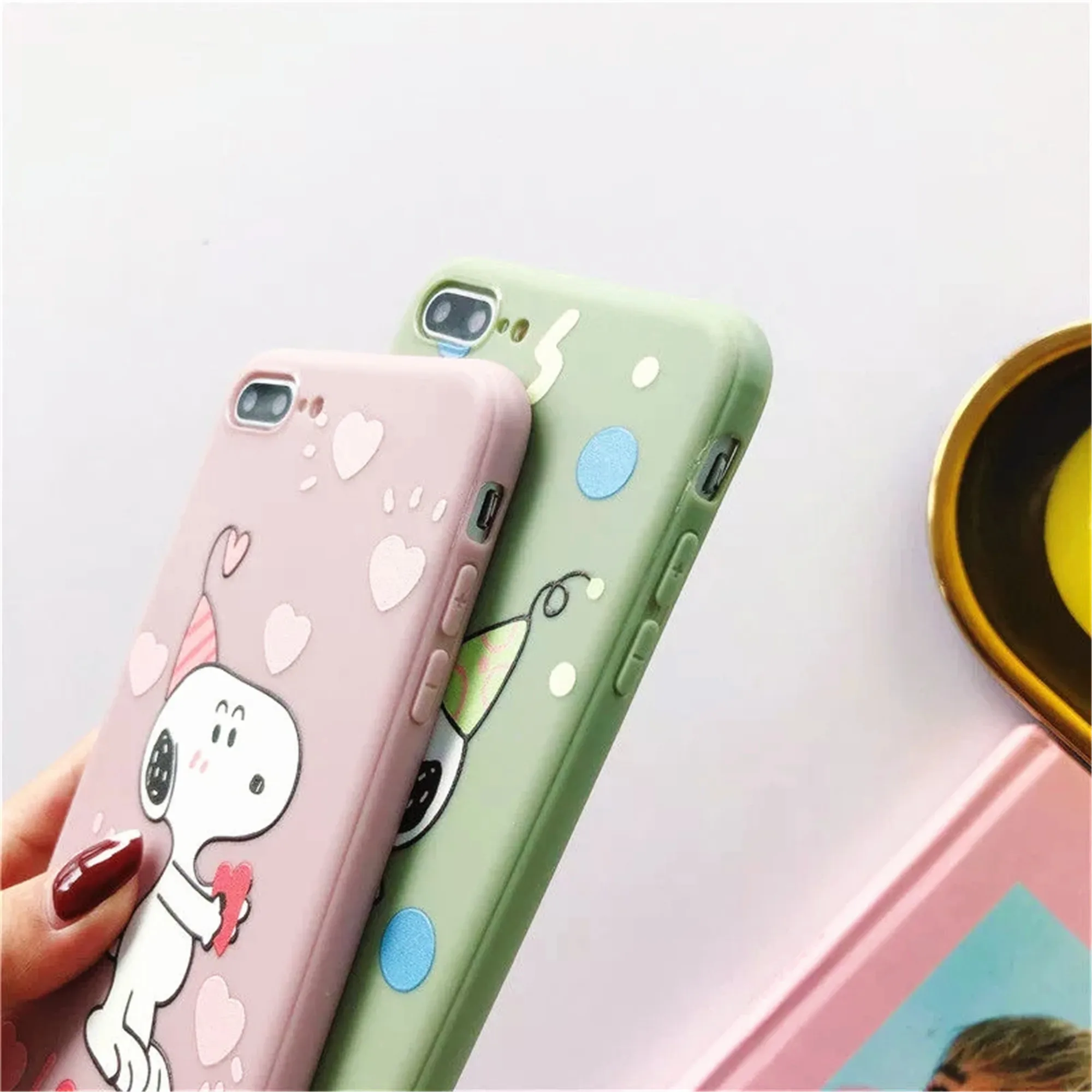 2LC мультфильм милый чехол для телефона iPhone11 11Pro Max Xs Xr X 8 7 6 6s Plus полное Закаленное