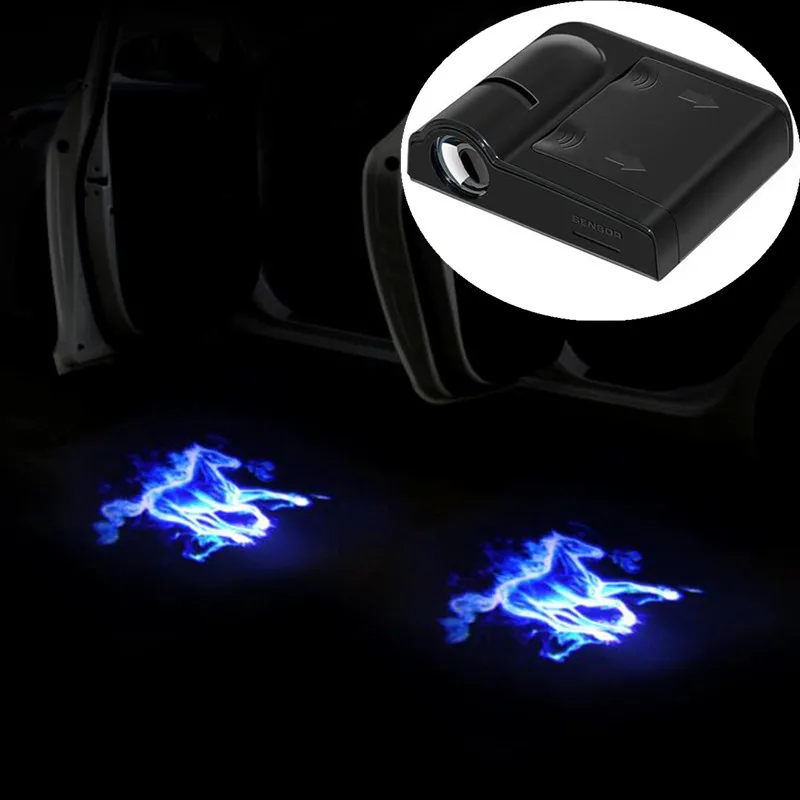 1Pc Universal Car Door Led Welcome Laser Projector Shadow Light Car-styling for Mitsubishi outlander lancer Toyota Camry | Автомобили и