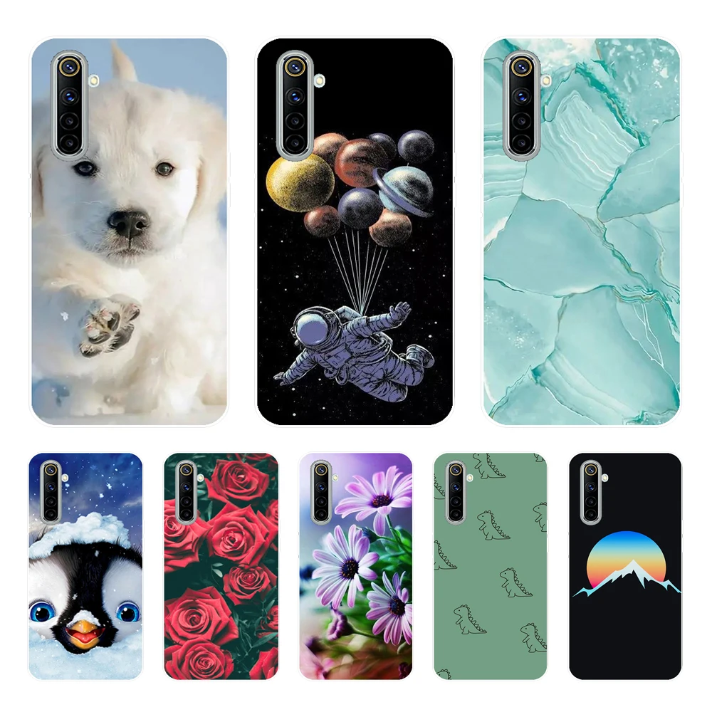 Чехол для Realme 6 чехол 6i задняя крышка из ТПУ Pro мягкий силиконовый OPPO 6Pro с лисой |