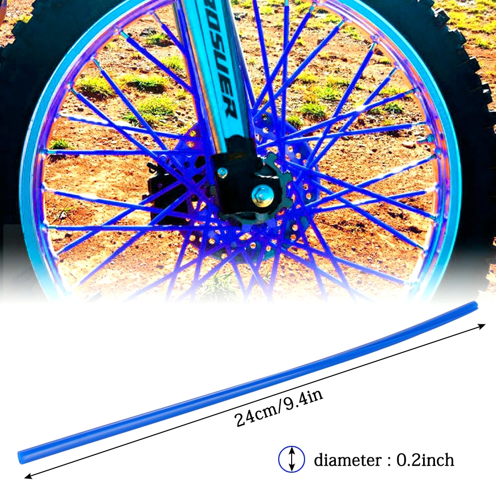 72 шт. 24 см универсальные мотоциклетные чехлы на колесо для эндуро обода спиц