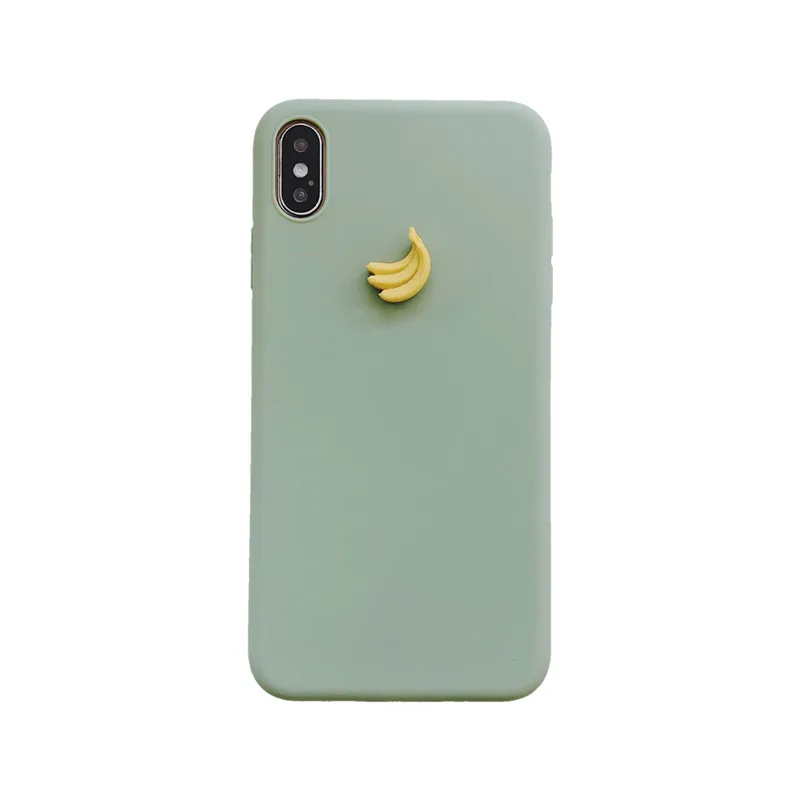 Милый 3D фрукт банан персик виноград чехол для samsung Galaxy S10 5G S10E S9 S8 plus S7 S6 edge Прекрасный Мягкий ТПУ задняя крышка funda capa