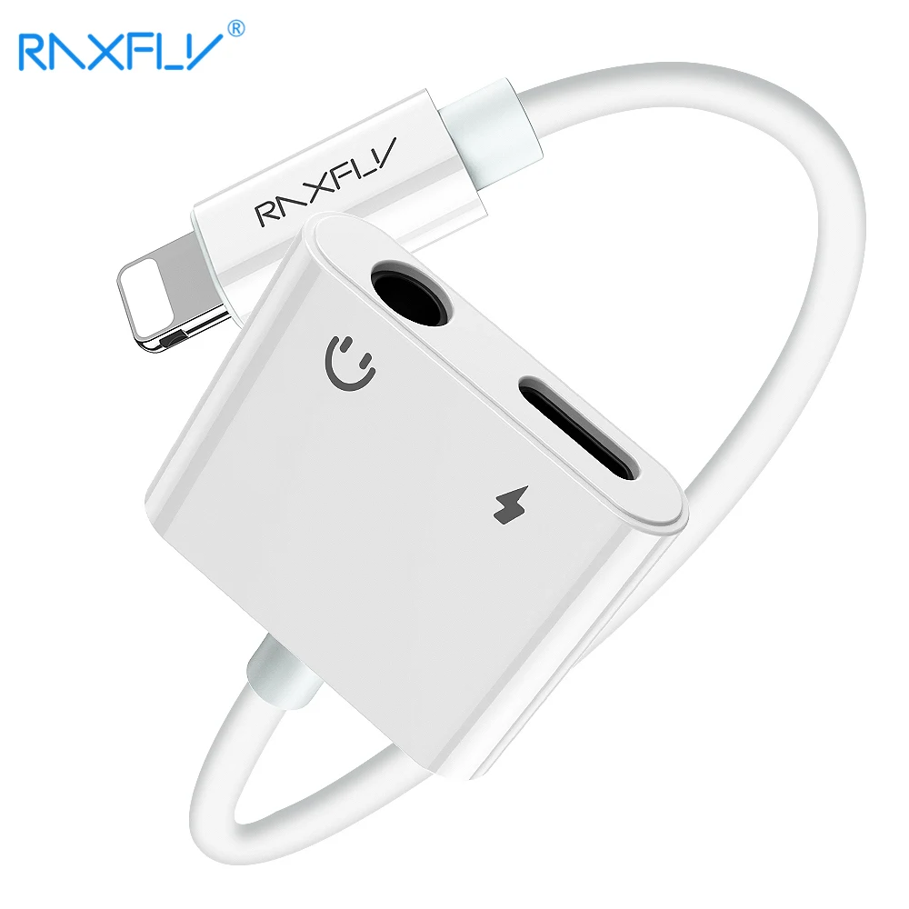Адаптер RAXFLY 2 в 1 для Apple iPhone 11 PRO XS MAX IOS зарядка 3 5 мм разъем адаптер наушников Aux
