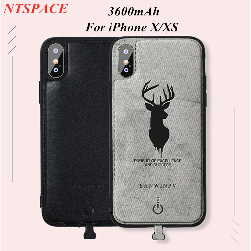 Олень графический планшет для iPhone XS портативный Power Bank чехол X батарея зарядное