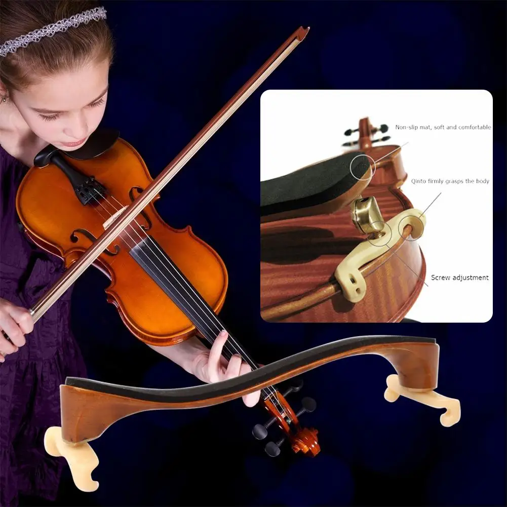 

Padded Maple Wood Violin Shoulder Rest for 3/4 4/4 Full Size Violin Fiddle Parts Accessories