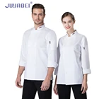 Мужская женская униформа для шеф-повара с длинным рукавом Кухня Кулинария куртка фартук шляпа гостиничный Ресторан кухни парикмахера Рабочая одежда