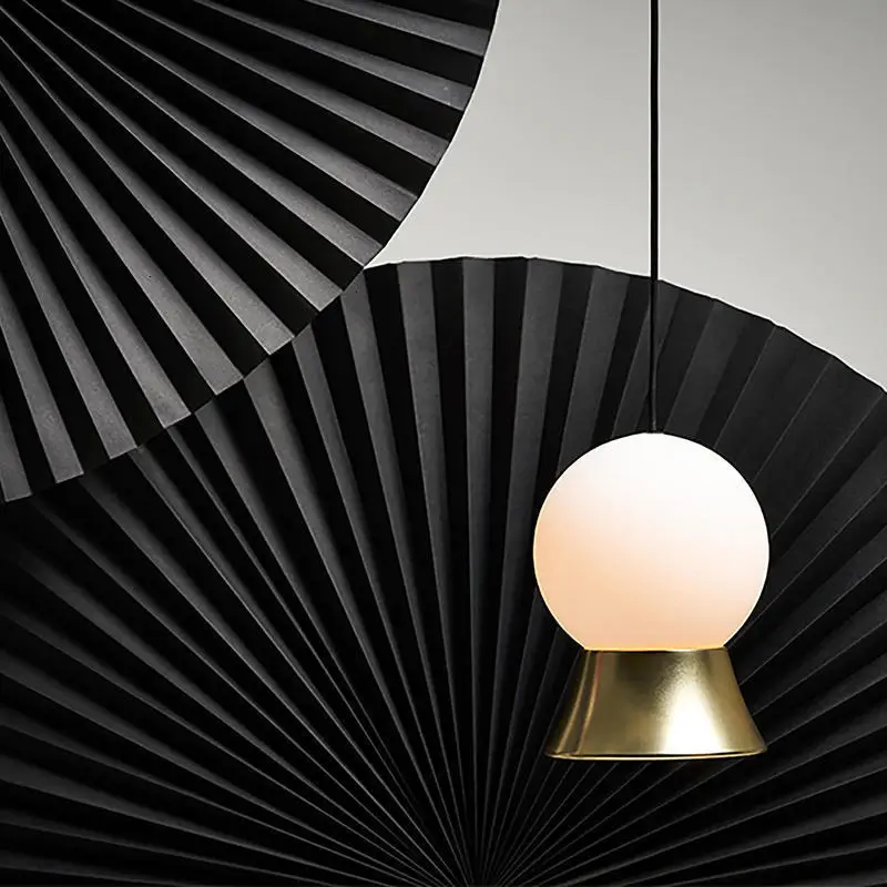 Современный светодиодный круглые стеклянные шаровые подвесные светильники