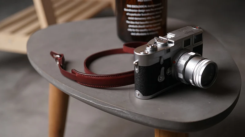 Ремень для камеры из натуральной кожи Mr.stone ручной работы яловой растительного