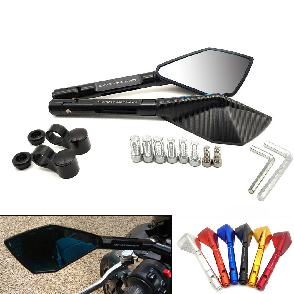 For Ducati MONSTER 900 M 400 600 620 750 SS 1000 Universal Motorcycle Rearview Mirror CNC Aluminum View Side Mirrors | Автомобили и