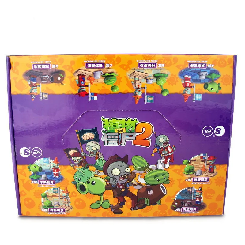 Фигурка конструктор Zombie2 игрушка гачапон экшн кукла из 4 стилей модель глухая