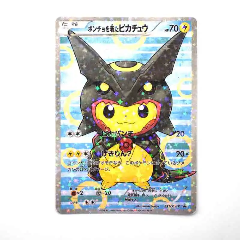Cartas de Pok&eacute;mon de 22 estilos, pikachu, Super Mario, piel, estrella, Flash, Charizard, Magikarp, juego de colecci&oacute;n Diy, tarjetas comerciales, Juguetes-1