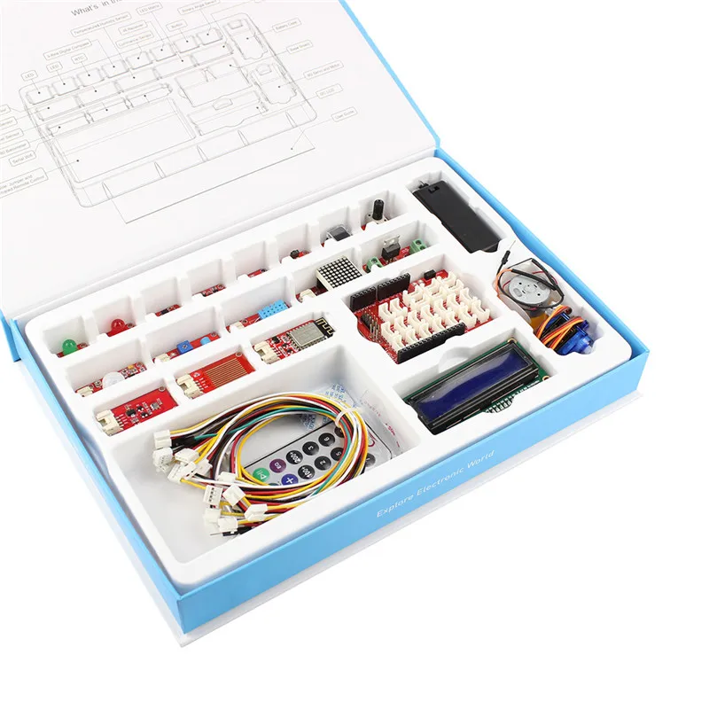 Комплект для запуска Arduino с 22 модулями комплект самостоятельного