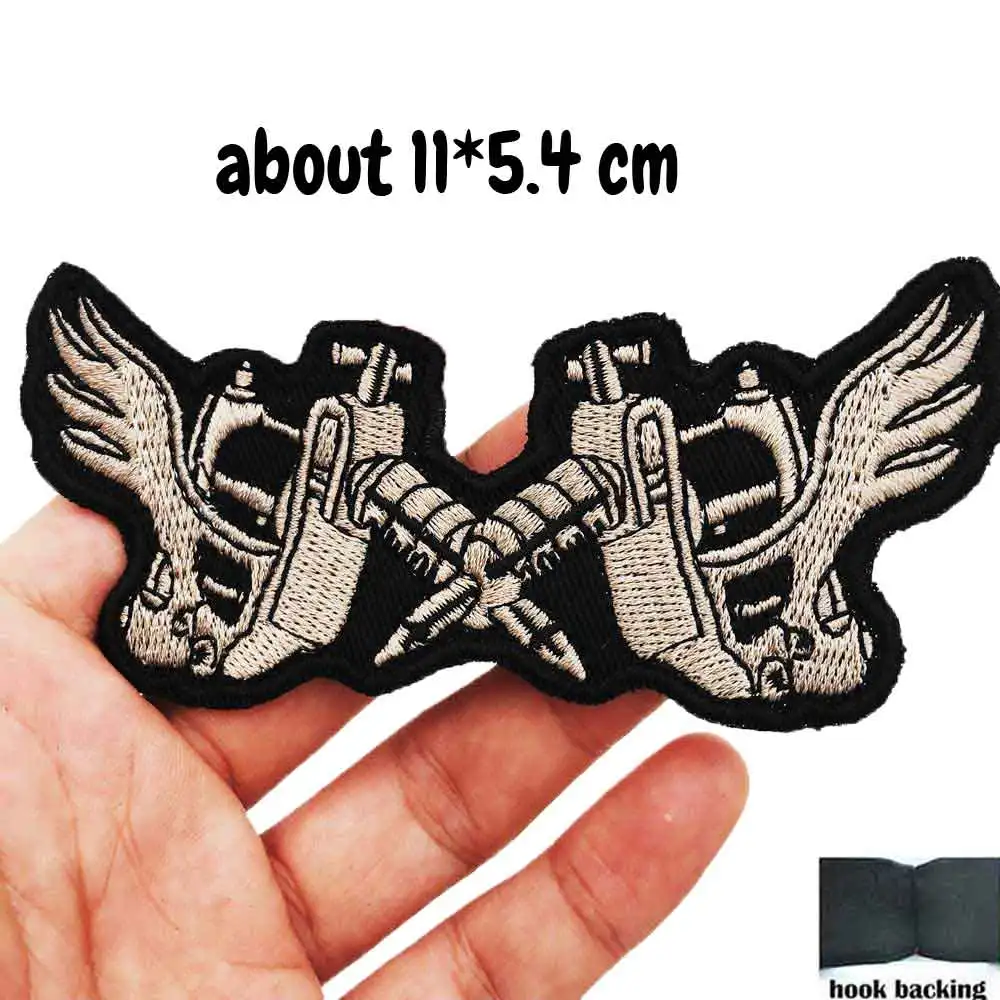 Патчи для тату-машинки нашивки одежды шапочка с подкладкой крючка | Дом и сад