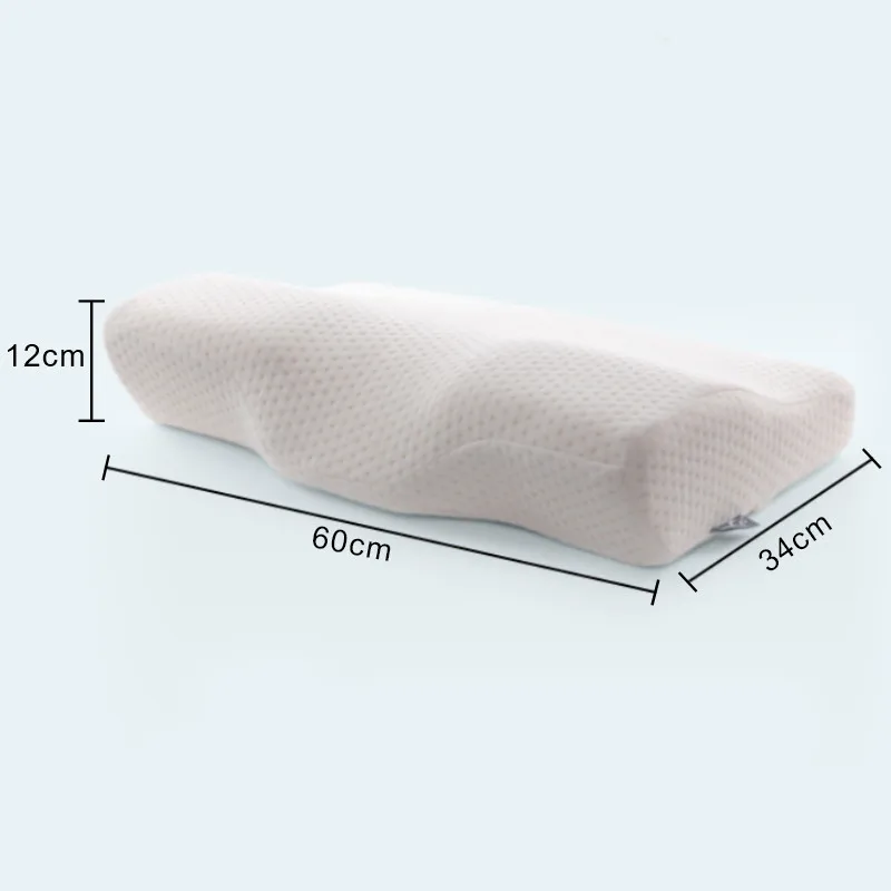 Pillow YS262-A Ортопедическая подушка с эффектом памяти подушка с защитой шеи Almohada шейный однотонный цвет в форме бабочки подушка для наволочка для сна - Цвет: Pillow YS262-A