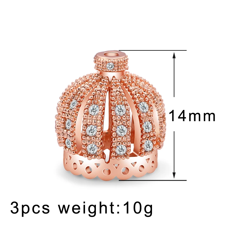 Ювелирные изделия ручной работы сделай сам круглые бусины Декоративная Корона