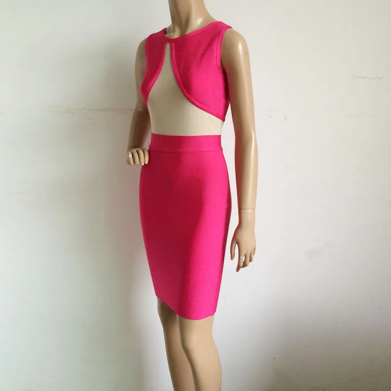 2021 Новое поступление пикантные сетчатые женские платья красного и черного цвета