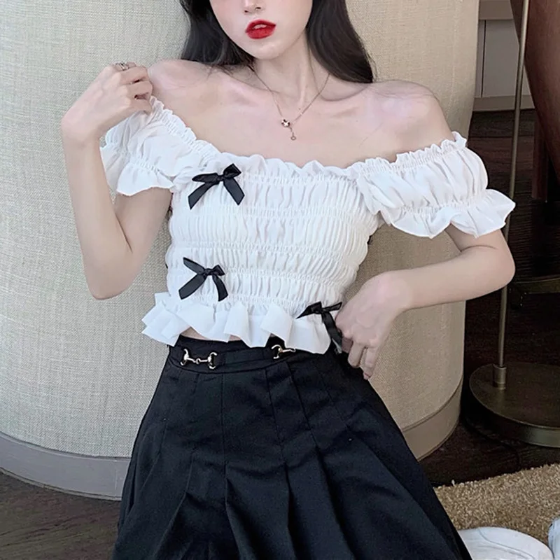 Топ PERHAPS U женский с воротником лодочкой однотонная майка без рукавов укороченный