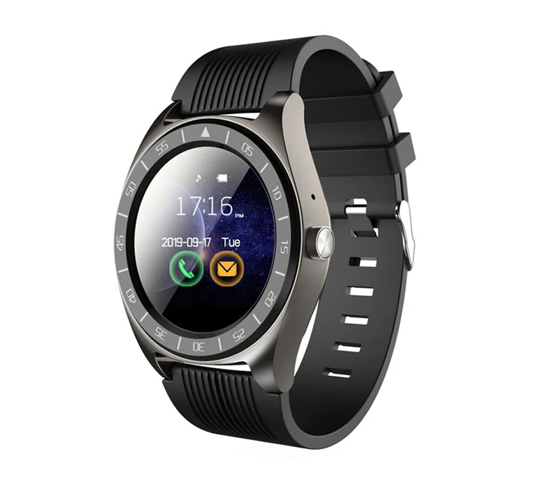 Смарт часы V5 с сенсорным экраном и поддержкой Micro SIM карты черный|Смарт-часы| |