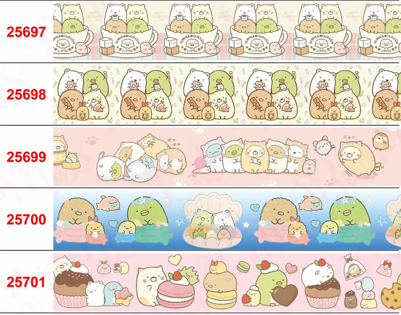 16 мм-75 мм Ретро цветок серии печатные корсажная/враг лента розовая роза DIY Свадьба