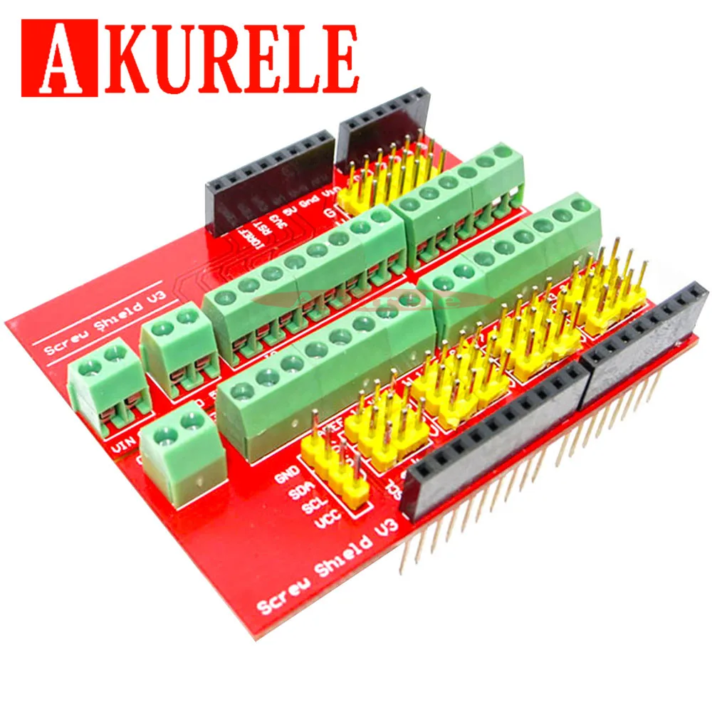 Винтовой щит V1 терминал V3 Плата расширения интерактивный медиа Moudle совместимый