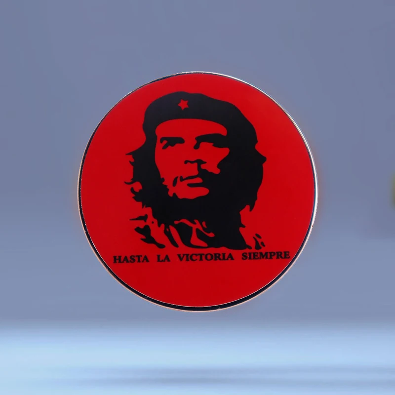 Cuban Revolution Guerilla Socialist Communist Che Guevara Enamel Brooch Pins Badge Lapel Pins Brooches Alloy Metal Accessories