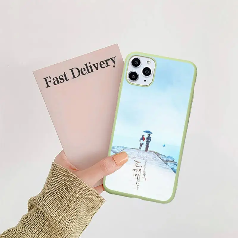

Goblin Korean Drama love Phone Case Candy Color for iPhone 11 12 mini pro XS MAX 8 7 6 6S Plus X 5S SE 2020 XR