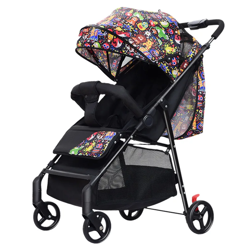 Lightweight Baby Stroller Can Sit and Recline Baby Stroller Foldable Baby Stroller Wholesale Stoller Baby