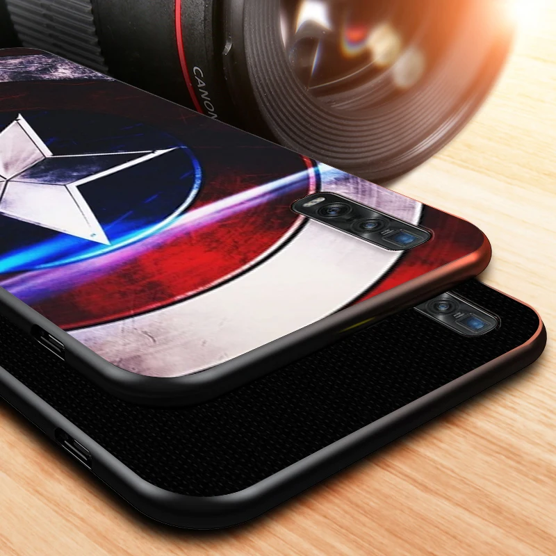 

Marvel Avengers Hero Logo for OPPO Find X3 X2 A93 A92 A73 A72 A53 A52 A32 A12 AX7 A5 Neo Pro Lite Black Phone Case