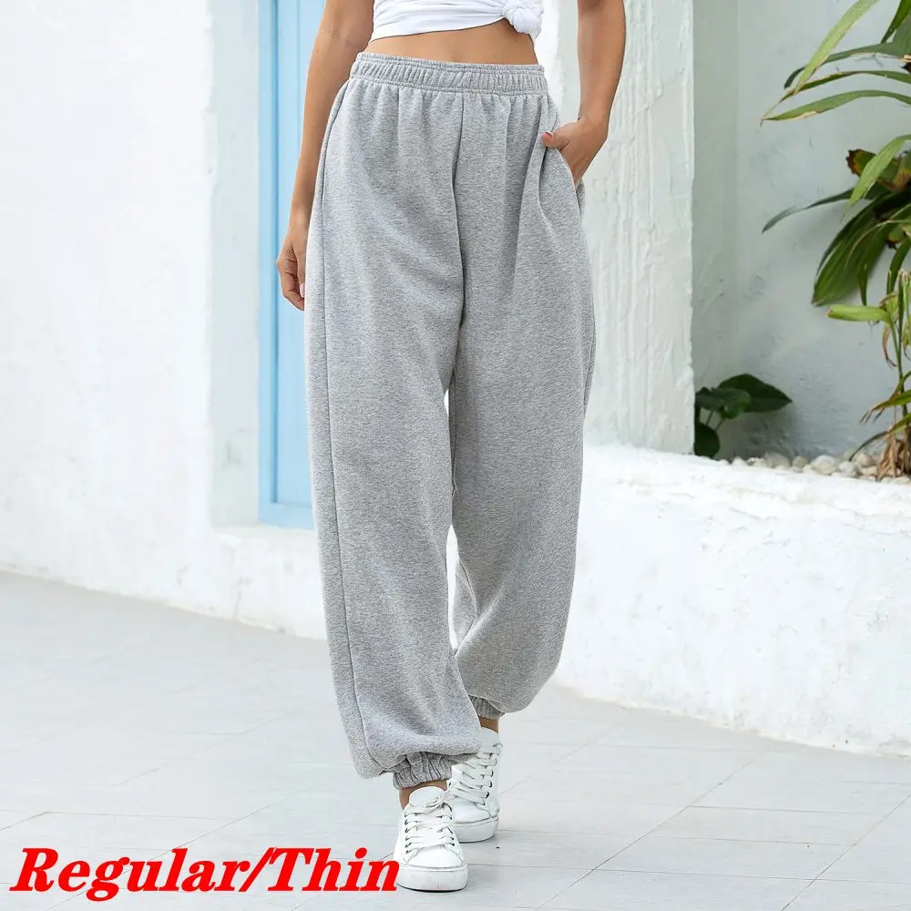 

Sweatpants Women Baggy Pants Oversized Joggers Streetwear High Waisted Trousers Women Women Gray Spring Wide Leg Sweat Pants