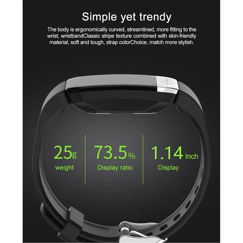 

T1S Smart Bracelet ECG+PPG Body Temperature Fitness Tracker with Heart Rate Monitor Sleep Blood Preasure Sport Watch