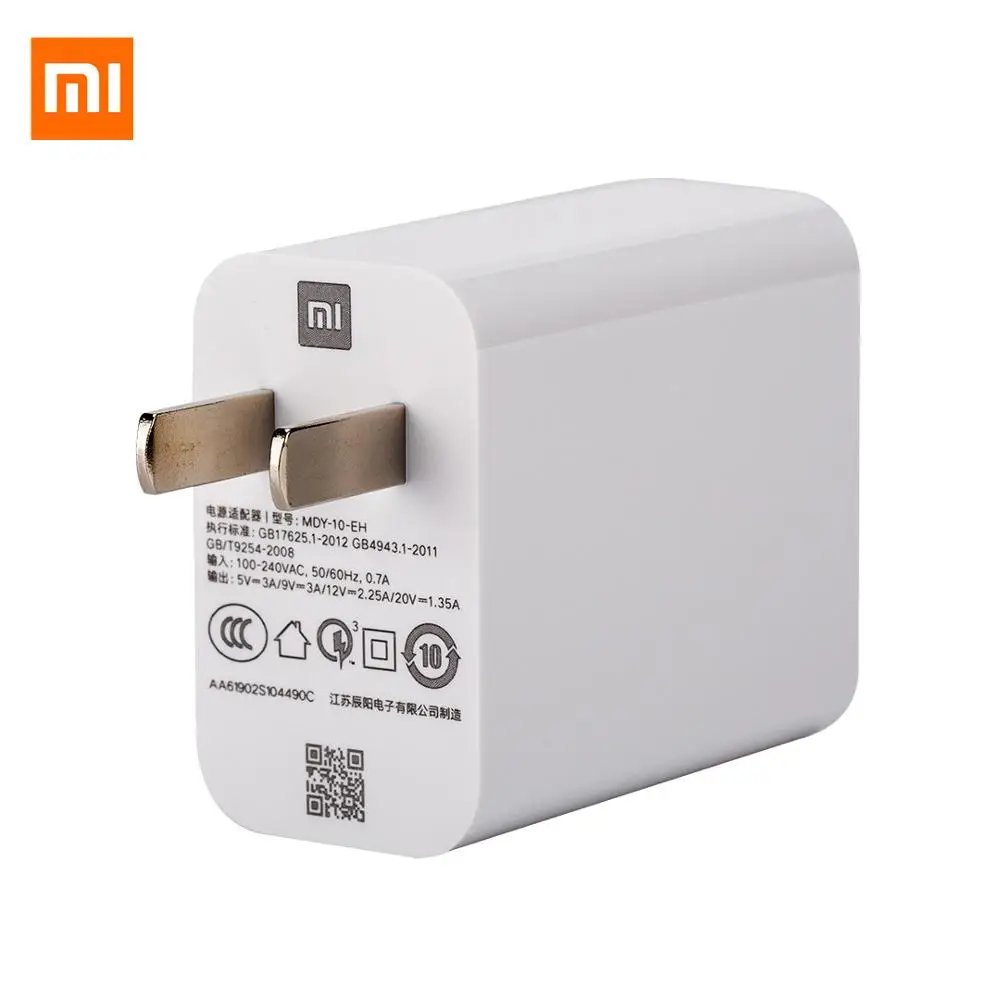 mi jia 27 Вт Зарядное устройство адаптер питания для быстрой зарядки для mi 9 Красный mi K20 Pro QC 3,0 зарядное устройство адаптер для 20 Вт Беспроводное зарядное устройство