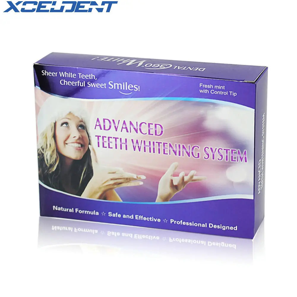 

1Set Teeth Whitening Kit Mouth Tray Gel Strips White Tooth Bleach Blanchiment Dent Tanden Bleken Blanqueador Dental Care