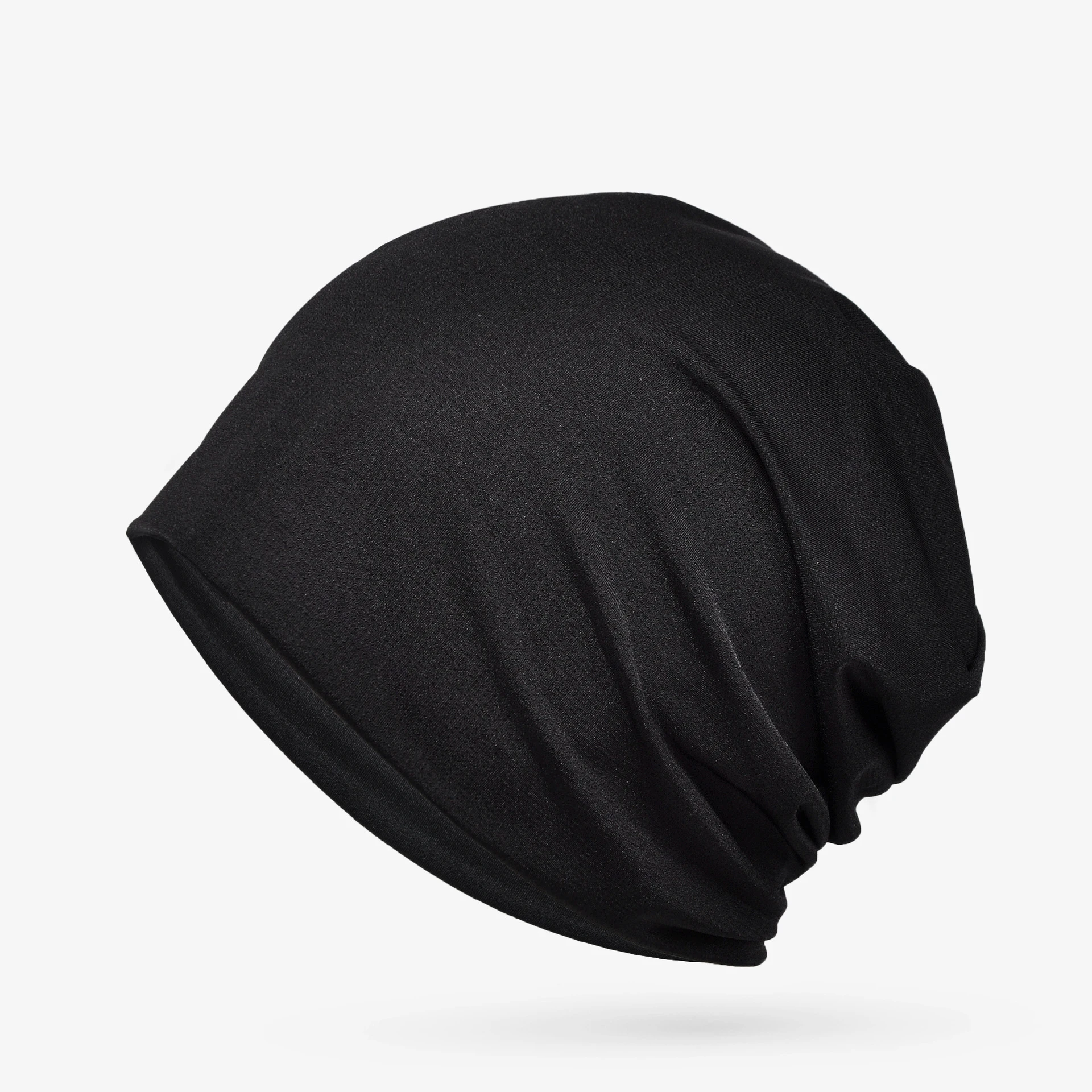 

Spring Summer Bonnet Hat For Men And Women Quick Dry Solid Color Skullies Beanies Casual Soft Turban Hats Hip Hop