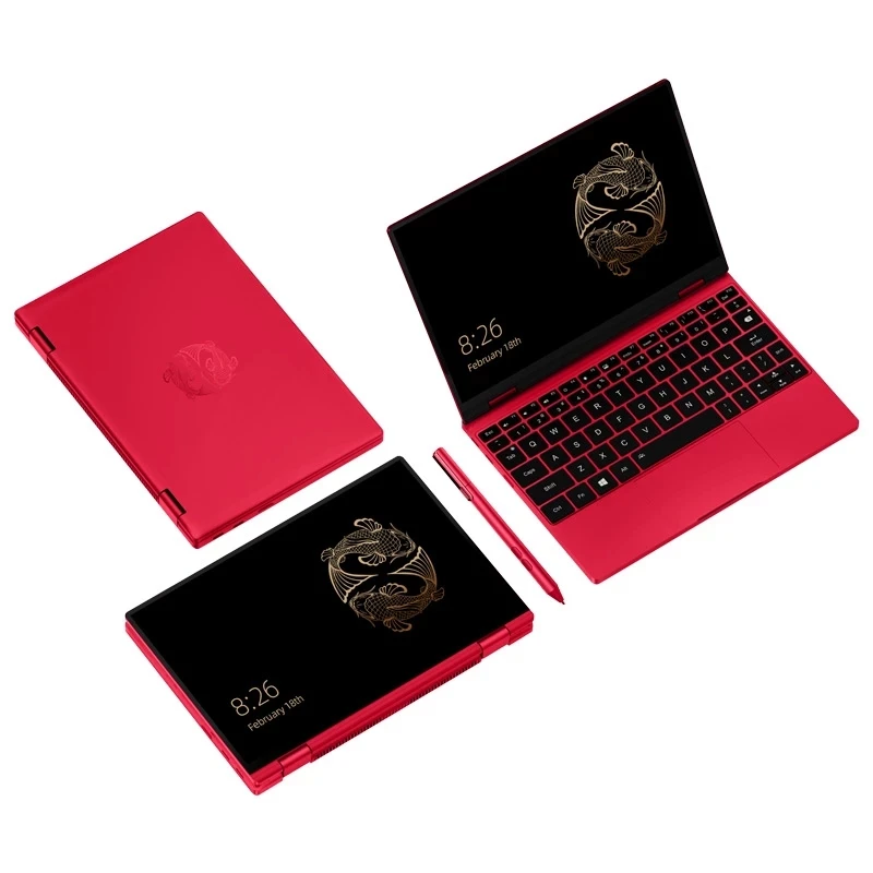 One GX OneMix4 Koi Edition 10 1 дюймов 2 5 K LTPS карманный ноутбук планшет в i7-1160G7 16G RAM 1T SSD Windows 11
