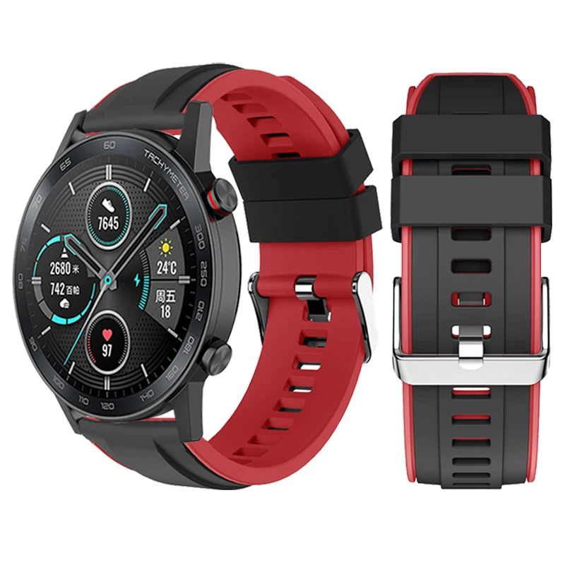 Силиконовый ремешок для часов HONOR Magic Watch 2 46 мм 42 браслет смарт magicwatch