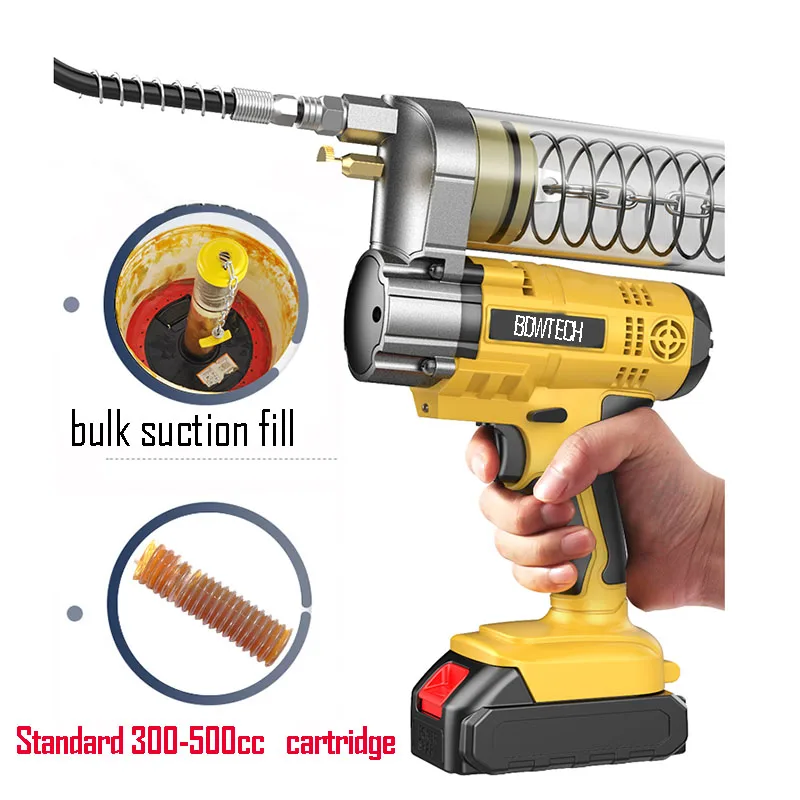 20V Cordless Grease Gun with Battery and Charger  Dual Fit for Standar Cartridge and Suckion oil