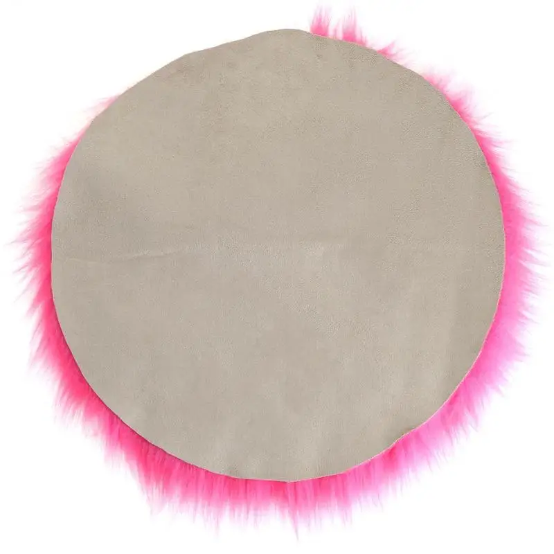 Коврик из искусственной овчины моющийся для пола стульев диванов подушек