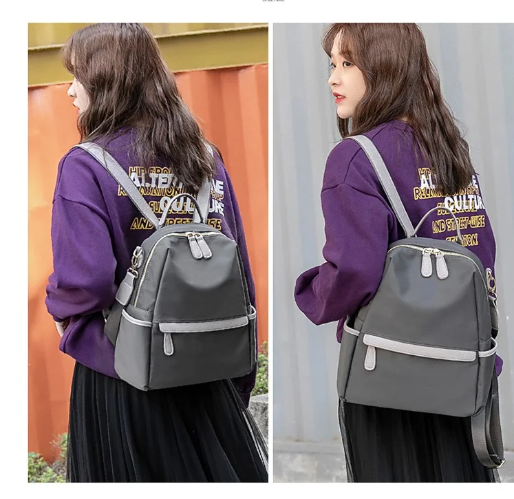

Multi-Function Women Backpack Leather Fashion Small Backpack Female Ladies Shoulder Bag Satchel Mini Mochila Purse 2021 C1479