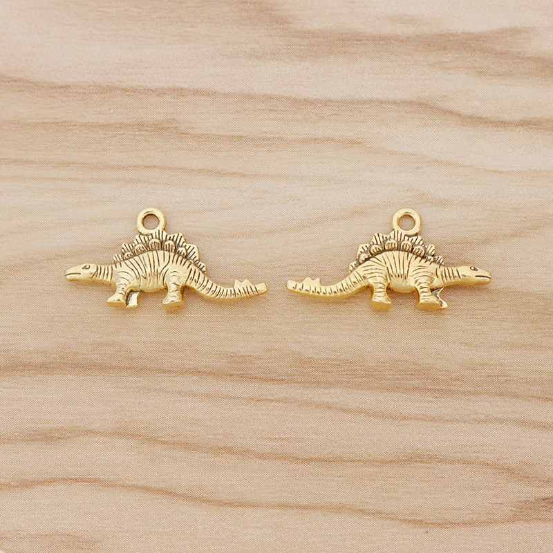 

30 Pieces Antique Gold Color Dinosaur Charms Pendants for DIY Necklace Bracelet Jewellry Making Findings