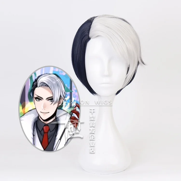 Витая Страна Чудес дивай Косплей черный и белый парик| |