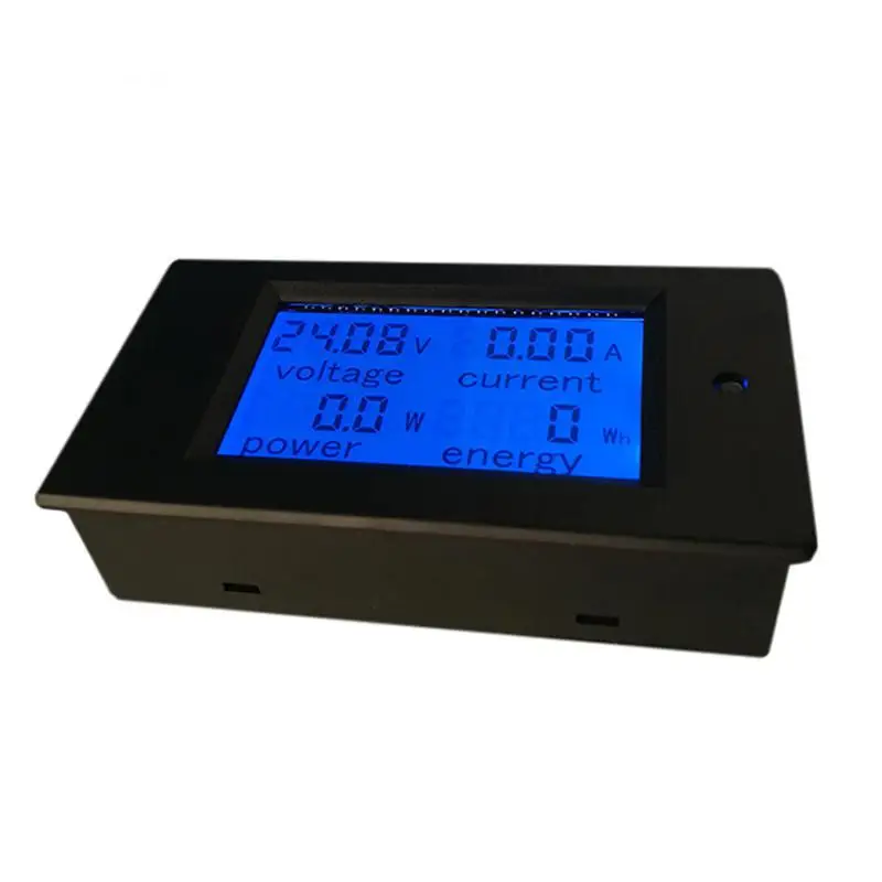 DC Цифровой Панель Вольтметр Амперметр 6 5-100V 100A 4 IN1 ЖК-дисплей Мощность энергии
