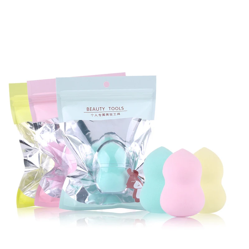 YALIAO пакетированная Тыква Форма Косметическая пуховка блендер основа гладкая