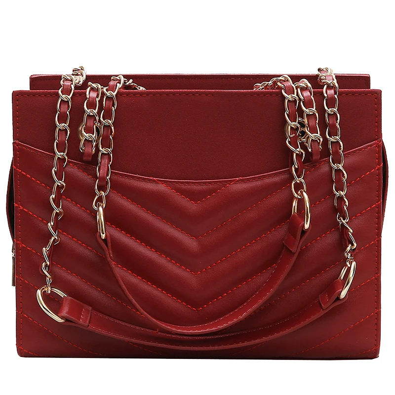 

Vintage Square Tote bag 2020 Fashion New High quality PU Leather Women's Designer Handbag High capacity Shoulder Messenger Bag