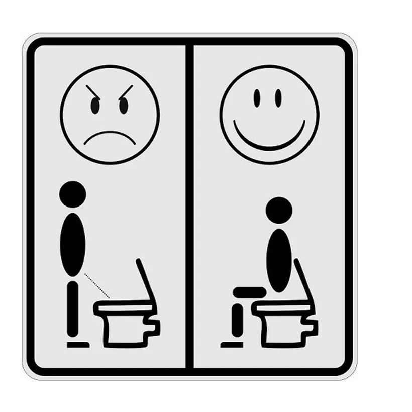 Наклейки на унитаз наклейки с счастливыми и злыми выражениями наклейками стену