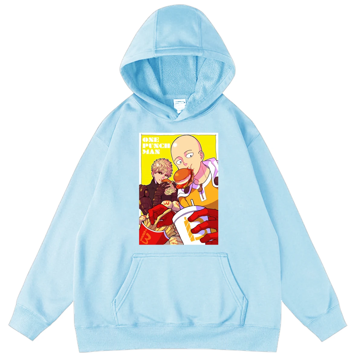 

Anime One-Punch Man Mens Long Sleeve Hoodie Tops Unisex Couple Oversized Hoodies Sweatshirt 2021 Harajuku Street Mens Clothing
