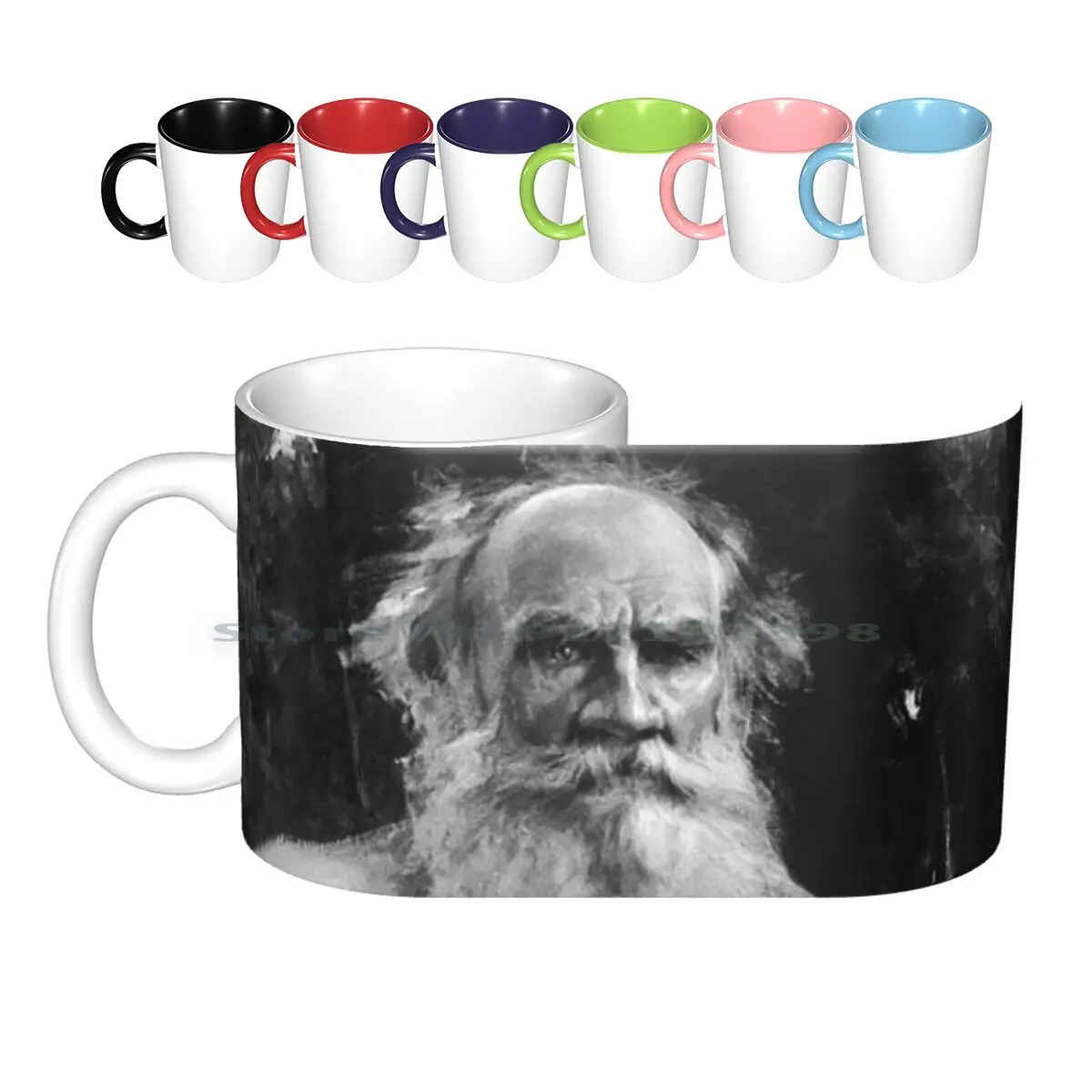 

Старые Лев Толстой-черно-белые керамические кружки кофейные чашки Кружка для молока чая Лев Толстой толстой русская Анна Karenina русская