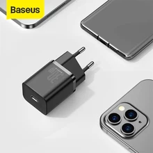 Baseus 30W PD Super Si USB C Charger For iPhone 12 Pro Max  Fast Charging Portable Phone Charger For Samsung Xiaomi Huawei