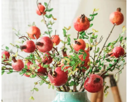 

Pomegranate fruit simulation seedsplants fruit foam bonsai decor living room flower decoration